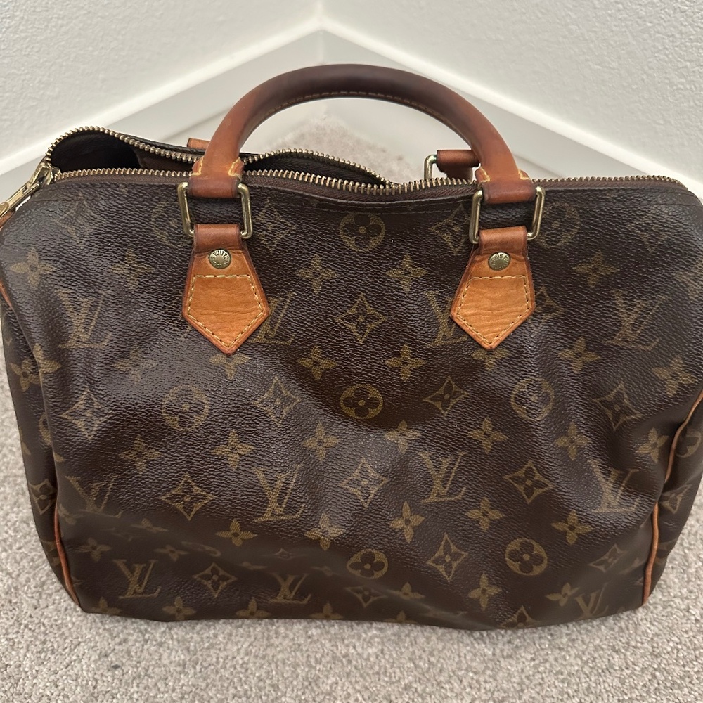 Louis Vuitton Speedy 30 Monogram Canvas Handbag